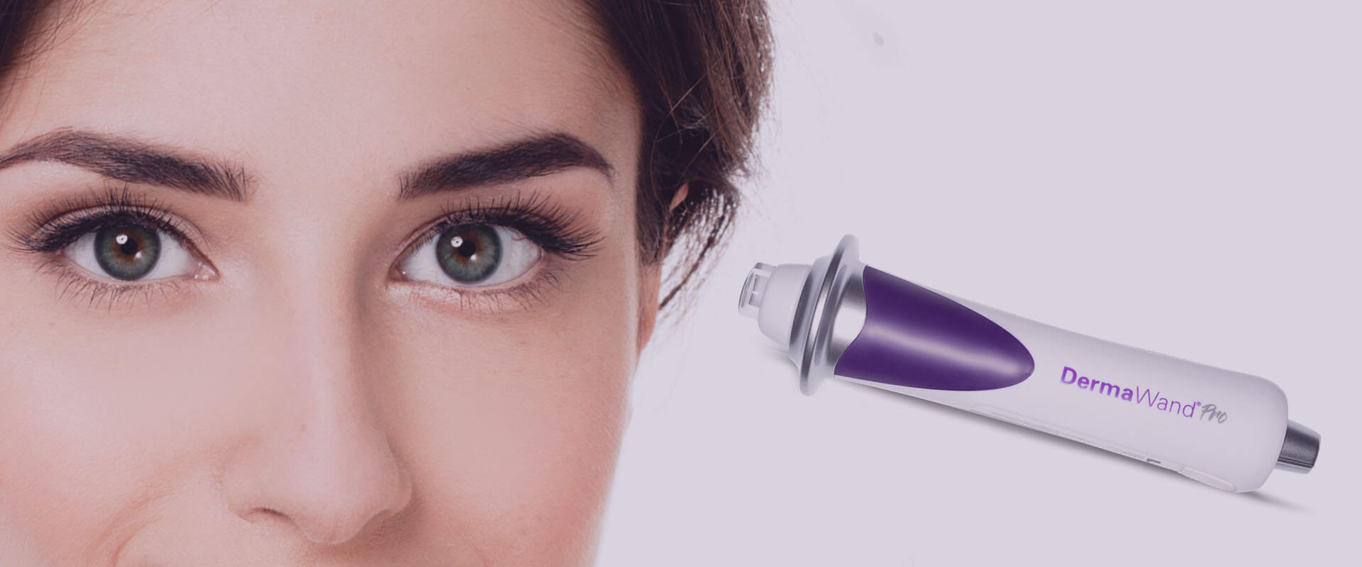 Rutina de belleza contorno de ojos con DermaWand® Pro